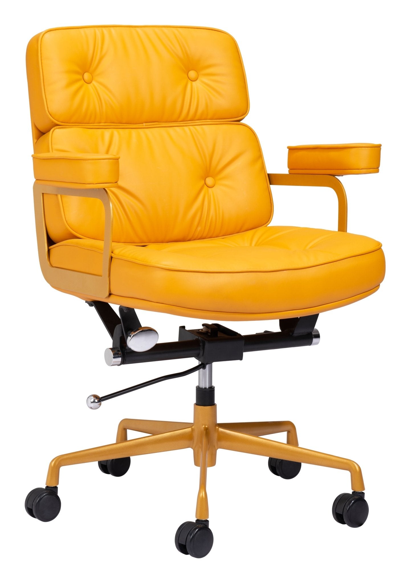 Smiths Office Chair Yellow - Cozy Roots Decor