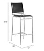 Soar Barstool (Set of 2) Black - Cozy Roots Decor
