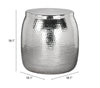 Solo Side Table Silver - Cozy Roots Decor