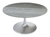 Star City Dining Table (60") Gray & Silver - Cozy Roots Decor