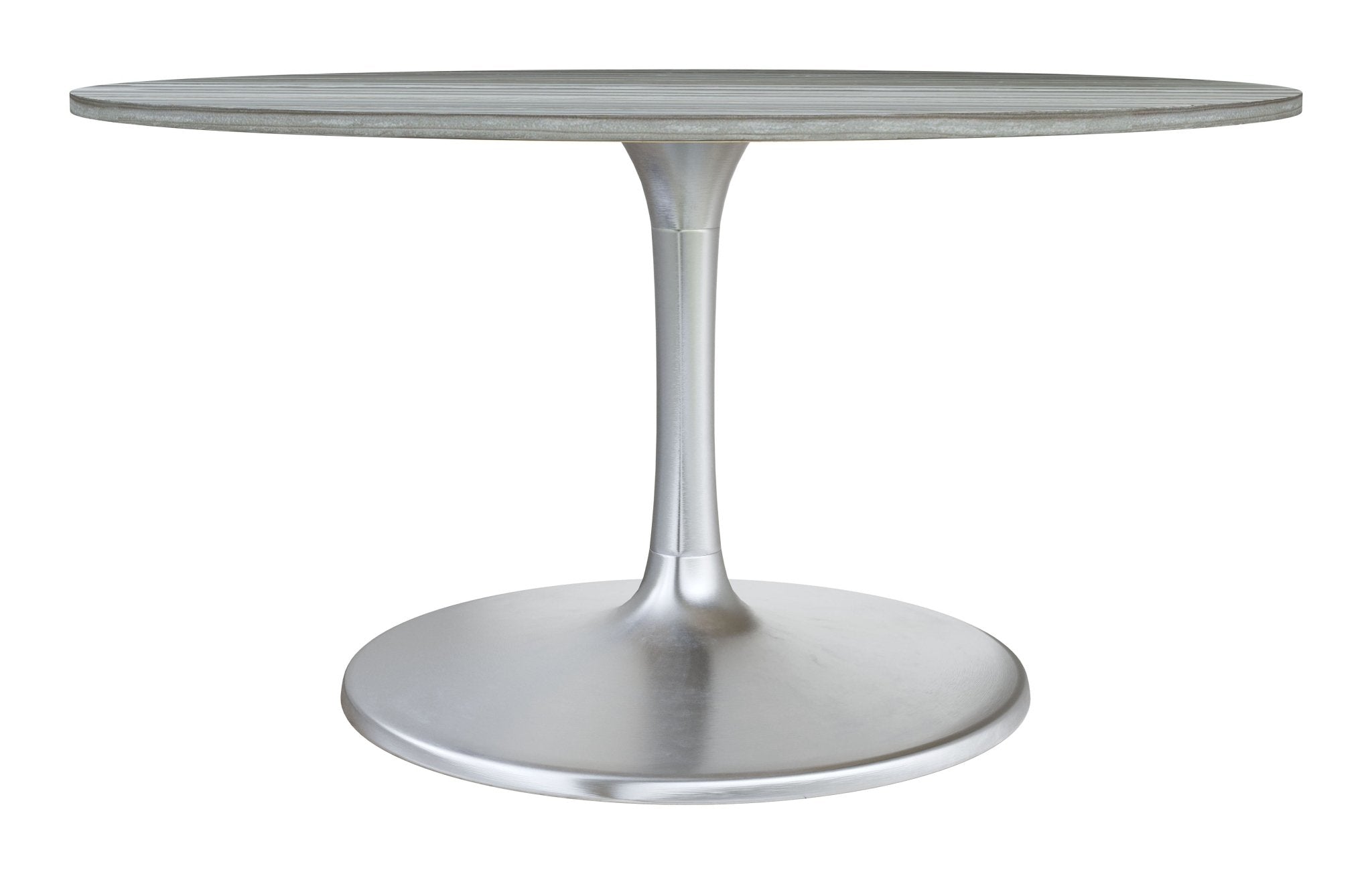 Star City Dining Table (60") Gray & Silver - Cozy Roots Decor