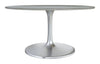 Star City Dining Table (60") Gray & Silver - Cozy Roots Decor