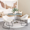 Star City Dining Table Gray & Silver - Cozy Roots Decor