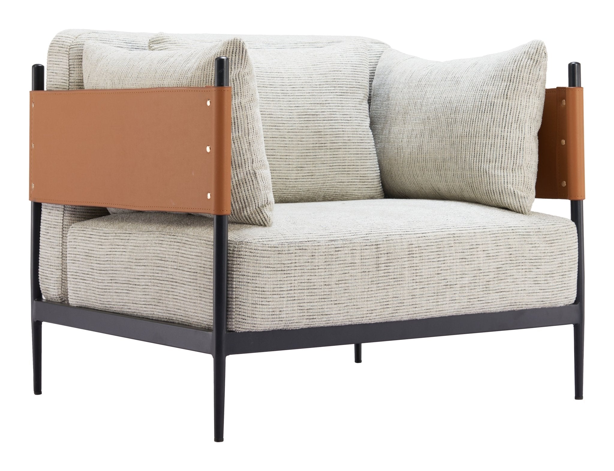 Stirbe Armchair Gray - Cozy Roots Decor