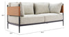 Stirbe Loveseat Gray - Cozy Roots Decor