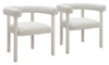 Sunbath Dining Chair (Set of 2) White - Cozy Roots Decor