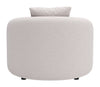 Sunny Isles Accent Chair Beige - Cozy Roots Decor