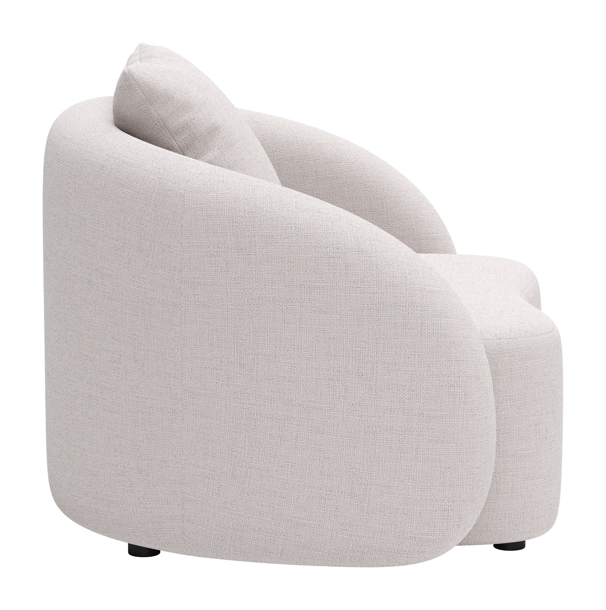 Sunny Isles Accent Chair Beige - Cozy Roots Decor