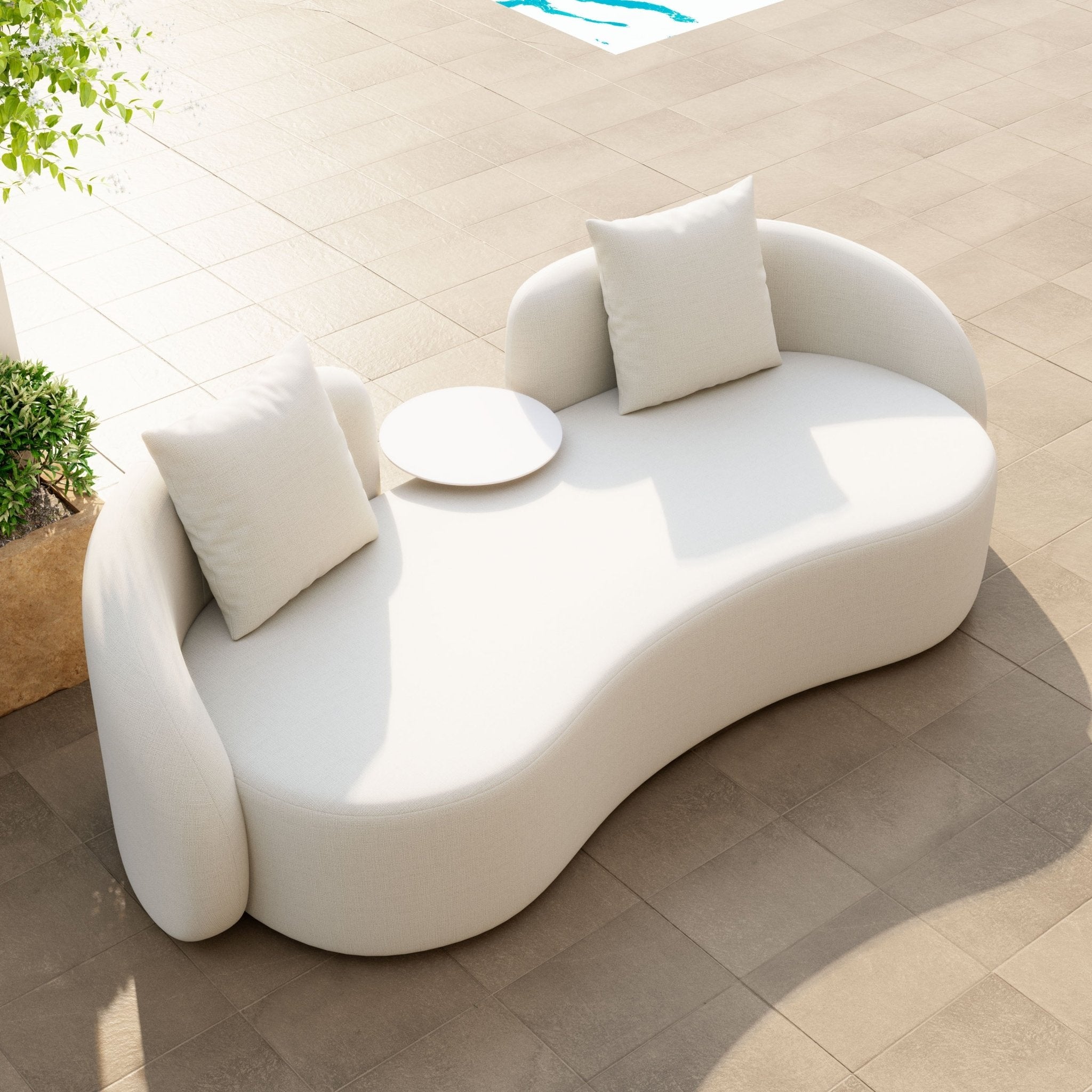 Sunny Isles Loveseat Beige - Cozy Roots Decor
