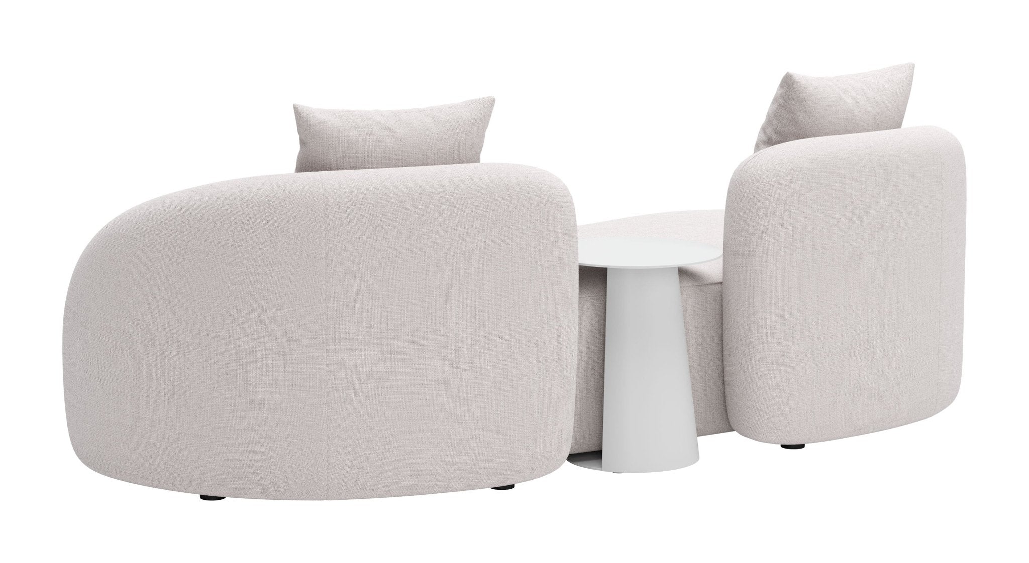 Sunny Isles Side Table White - Cozy Roots Decor