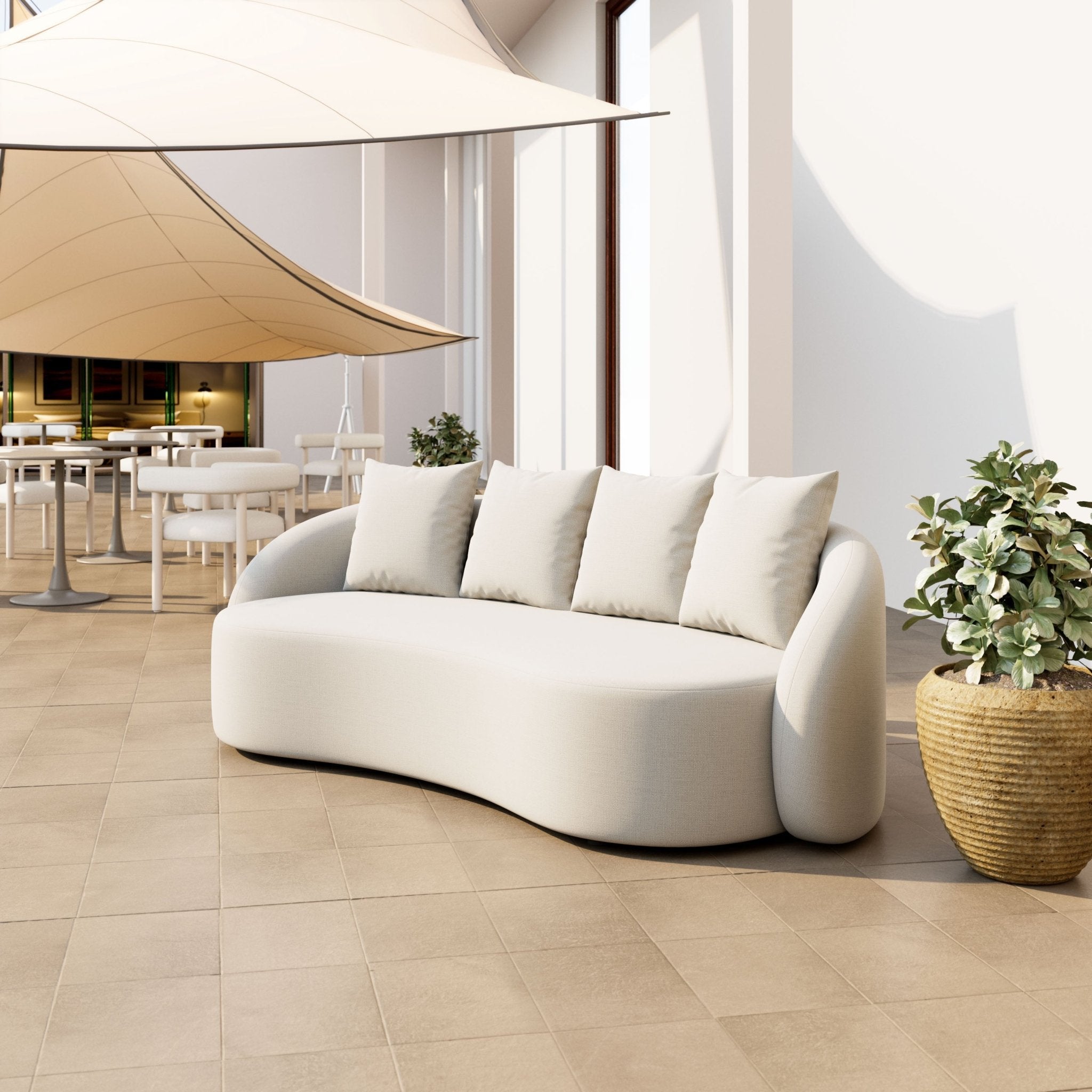 Sunny Isles Sofa Beige - Cozy Roots Decor