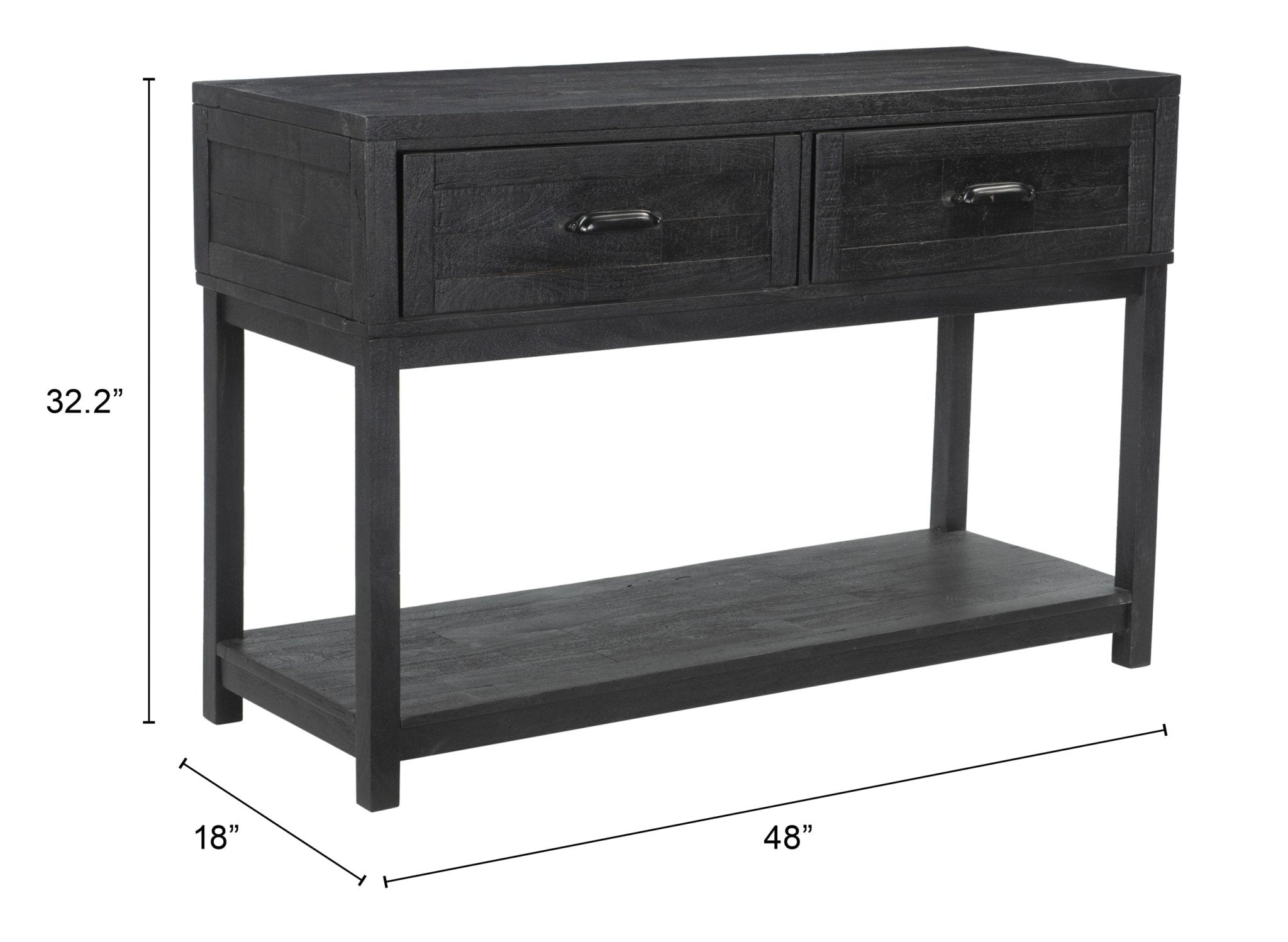 Surat Console Table Black - Cozy Roots Decor