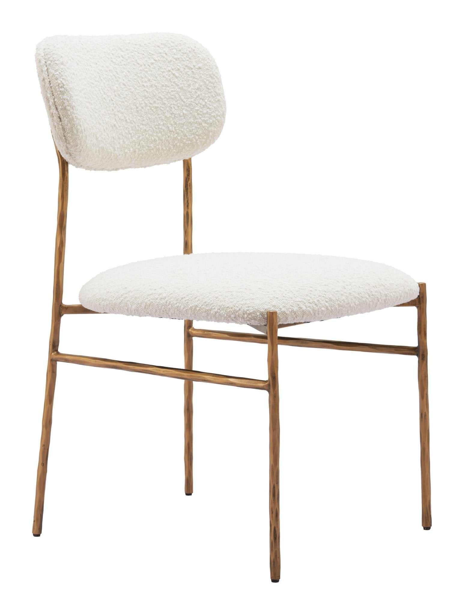 Sydhavnen Dining Chair Cream & Gold - Cozy Roots Decor