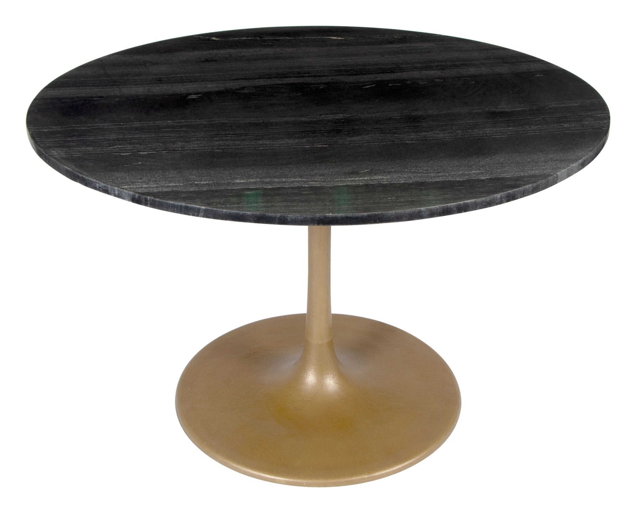 Taj Dining Table Black & Gold - Cozy Roots Decor