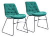 Tammy Dining Chair (Set of 2) Green - Cozy Roots Decor