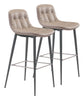Tangiers Barstool (Set of 2) Taupe - Cozy Roots Decor
