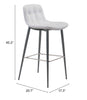 Tangiers Barstool (Set of 2) White - Cozy Roots Decor