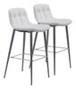 Tangiers Barstool (Set of 2) White - Cozy Roots Decor