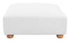 Tayte Ottoman White - Cozy Roots Decor
