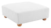 Tayte Ottoman White - Cozy Roots Decor