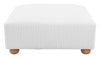 Tayte Ottoman White - Cozy Roots Decor