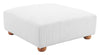 Tayte Ottoman White - Cozy Roots Decor