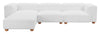 Tayte Ottoman White - Cozy Roots Decor