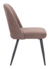 Teddy Dining Chair (Set of 2) Brown - Cozy Roots Decor