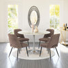 Teddy Dining Chair (Set of 2) Brown - Cozy Roots Decor
