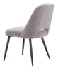 Teddy Dining Chair (Set of 2) Gray - Cozy Roots Decor