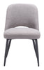 Teddy Dining Chair (Set of 2) Gray - Cozy Roots Decor