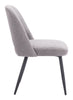 Teddy Dining Chair (Set of 2) Gray - Cozy Roots Decor