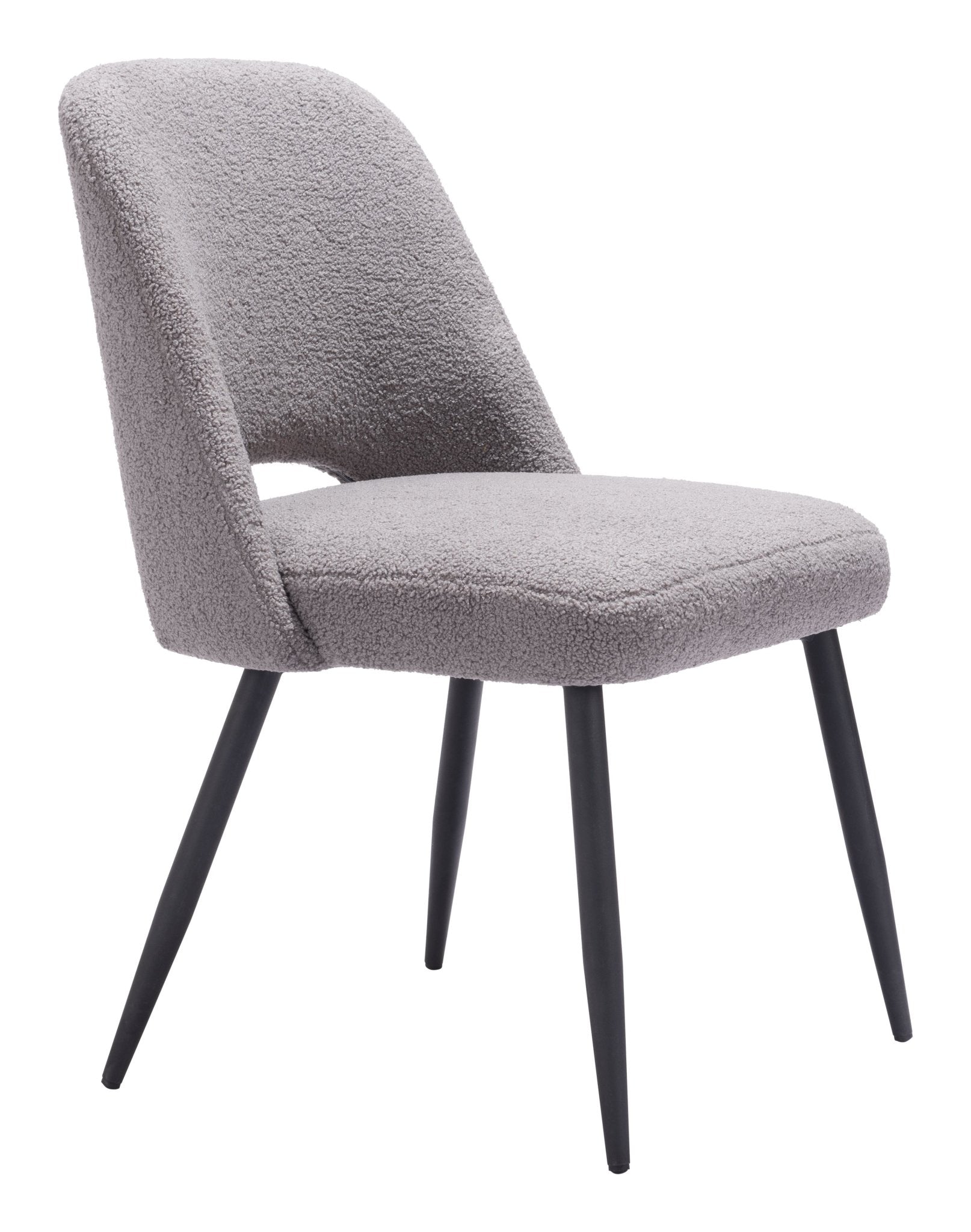 Teddy Dining Chair (Set of 2) Gray - Cozy Roots Decor