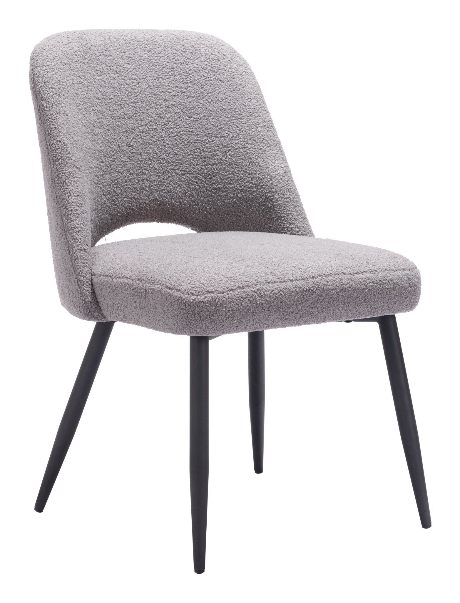 Teddy Dining Chair (Set of 2) Gray - Cozy Roots Decor