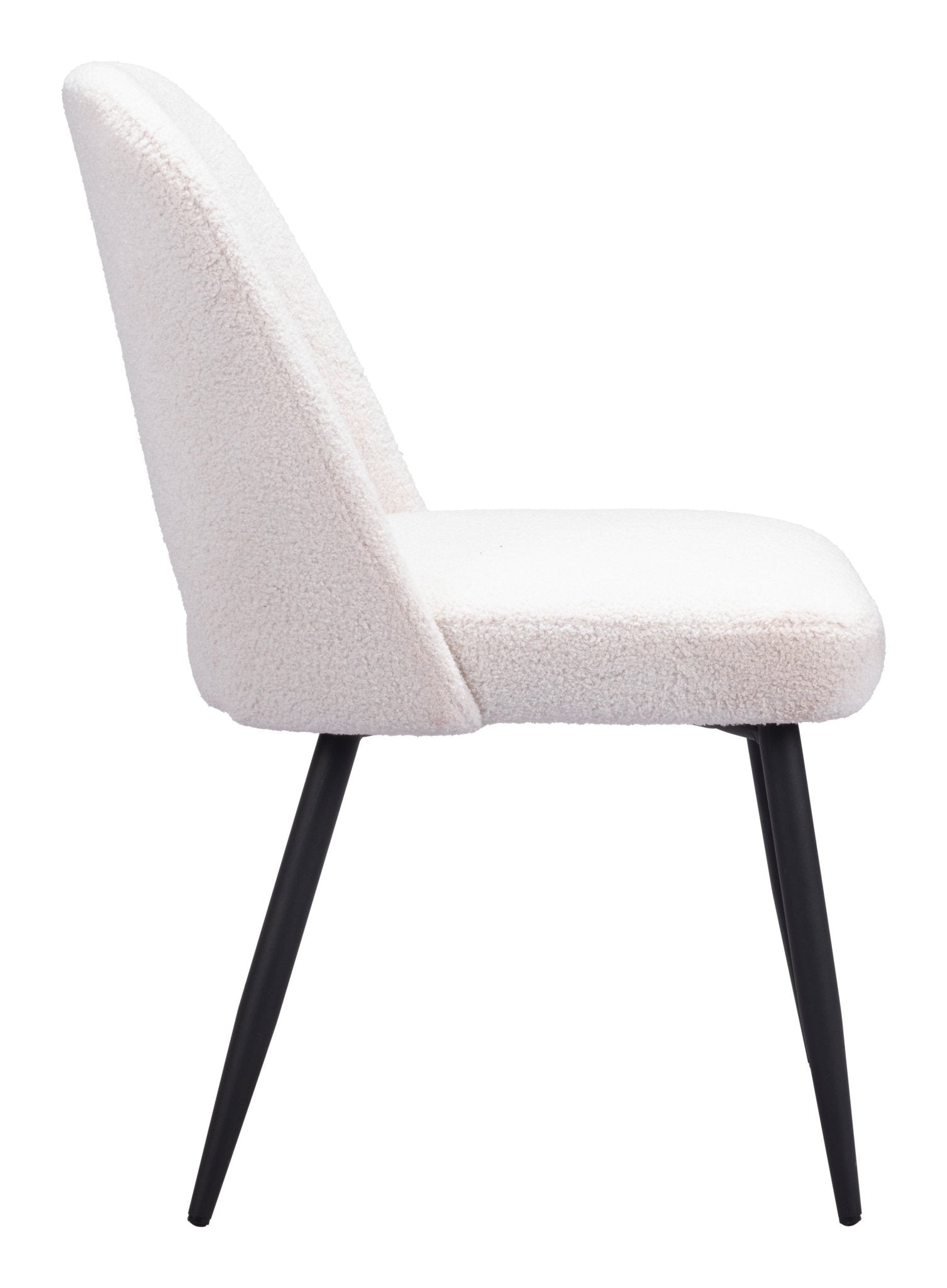 Teddy Dining Chair (Set of 2) Ivory - Cozy Roots Decor