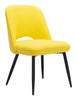 Teddy Dining Chair (Set of 2) Yellow - Cozy Roots Decor