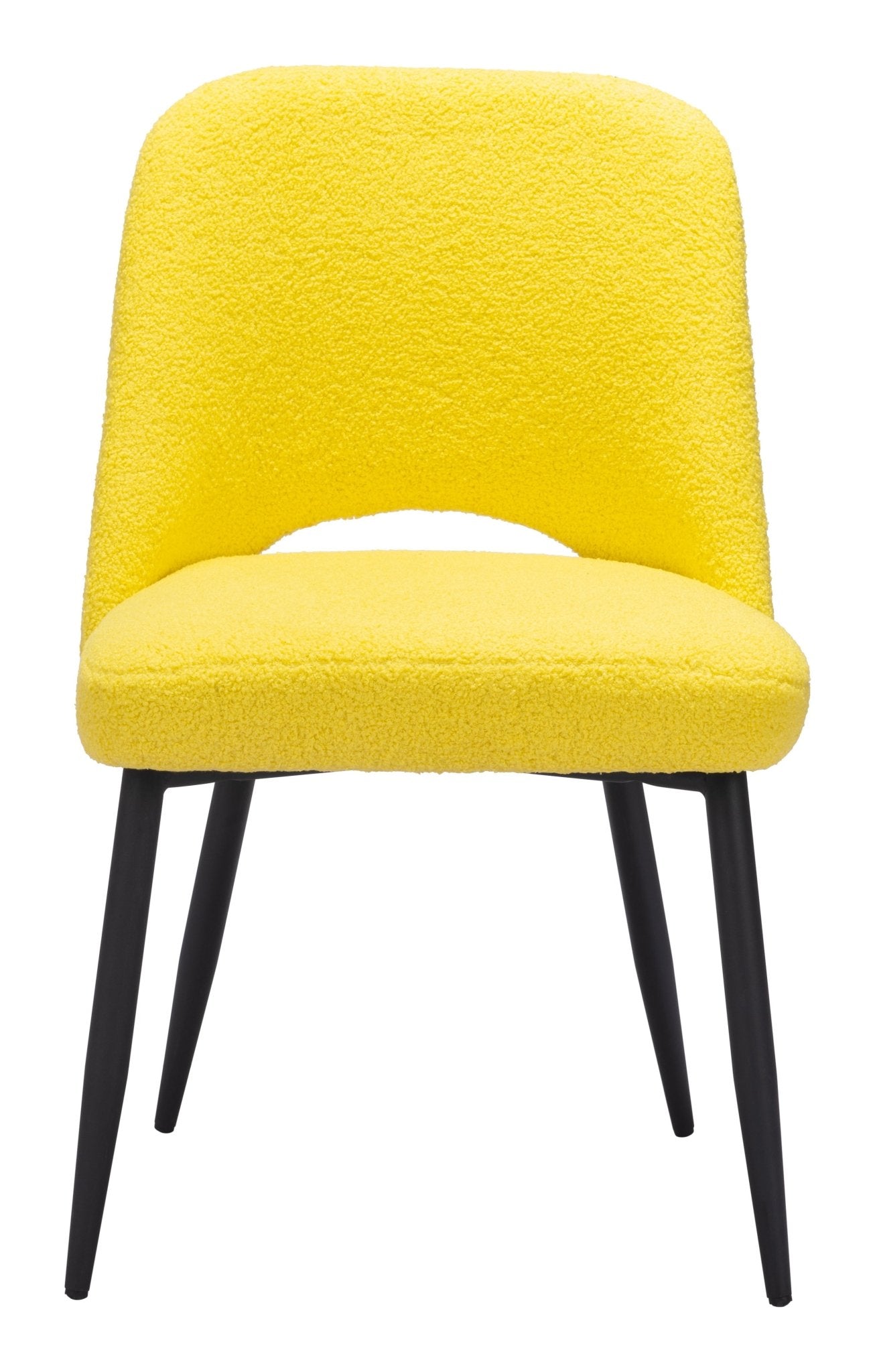 Teddy Dining Chair (Set of 2) Yellow - Cozy Roots Decor
