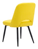 Teddy Dining Chair (Set of 2) Yellow - Cozy Roots Decor