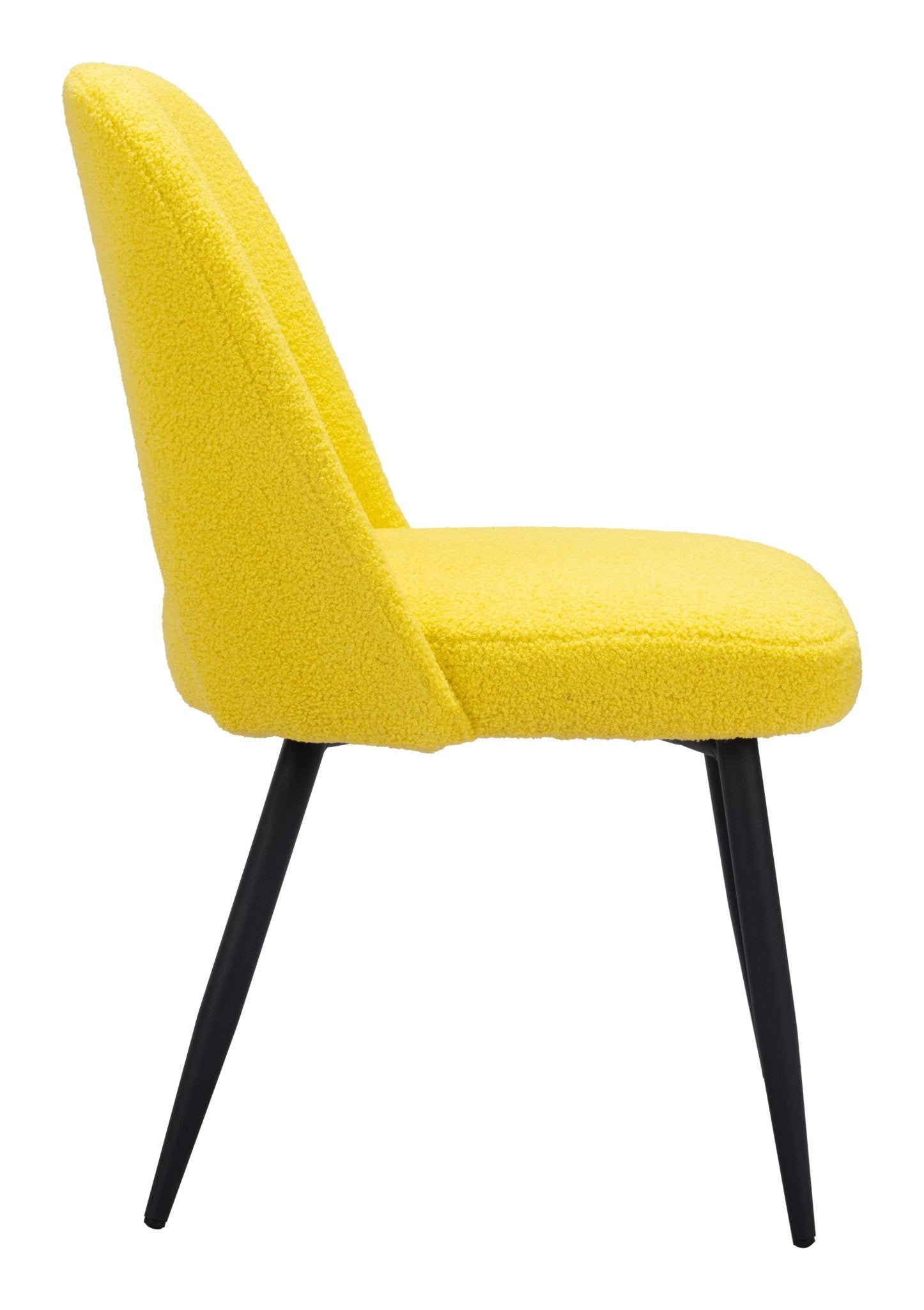 Teddy Dining Chair (Set of 2) Yellow - Cozy Roots Decor
