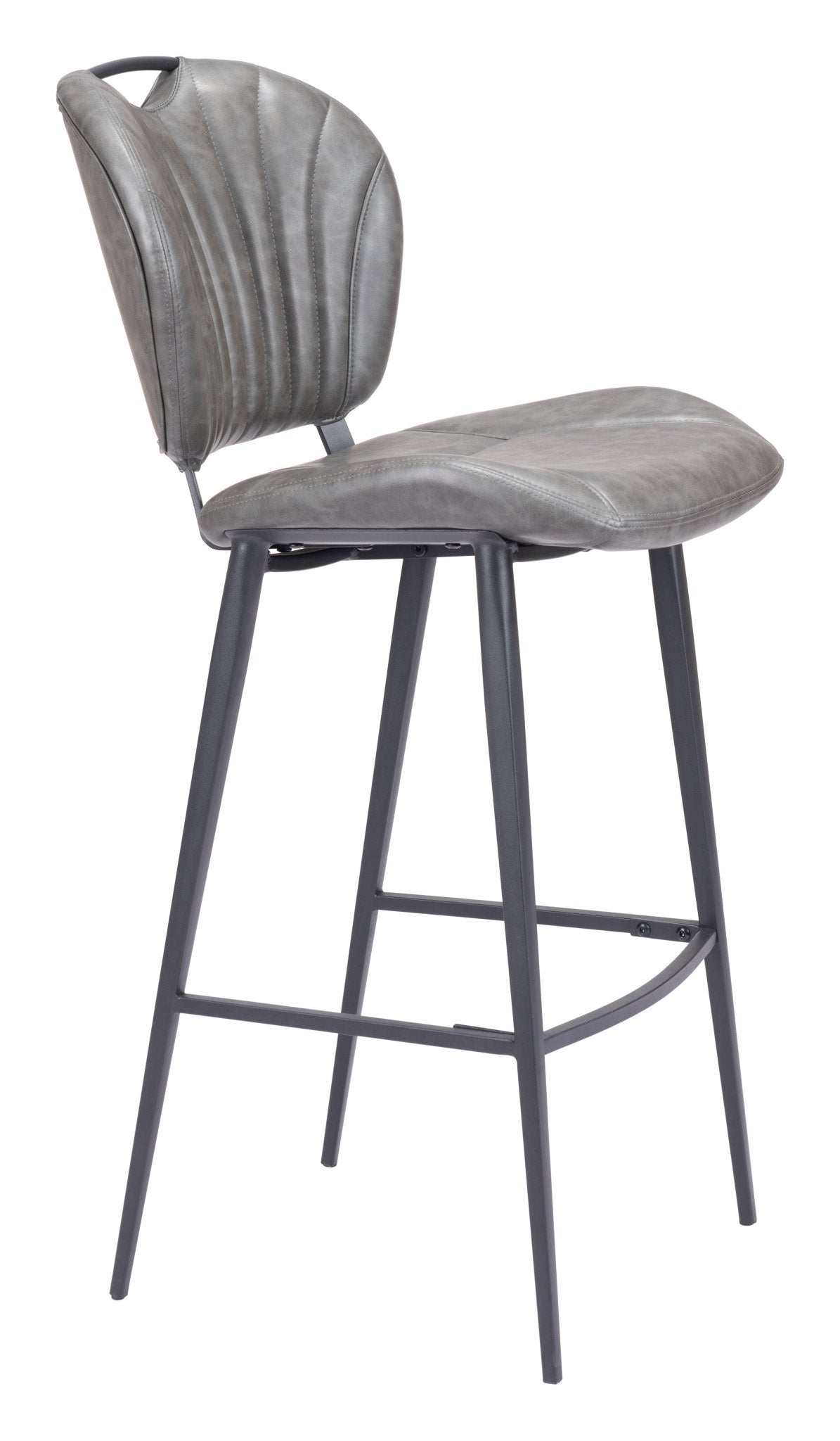 Terrence Barstool Vintage Gray - Cozy Roots Decor