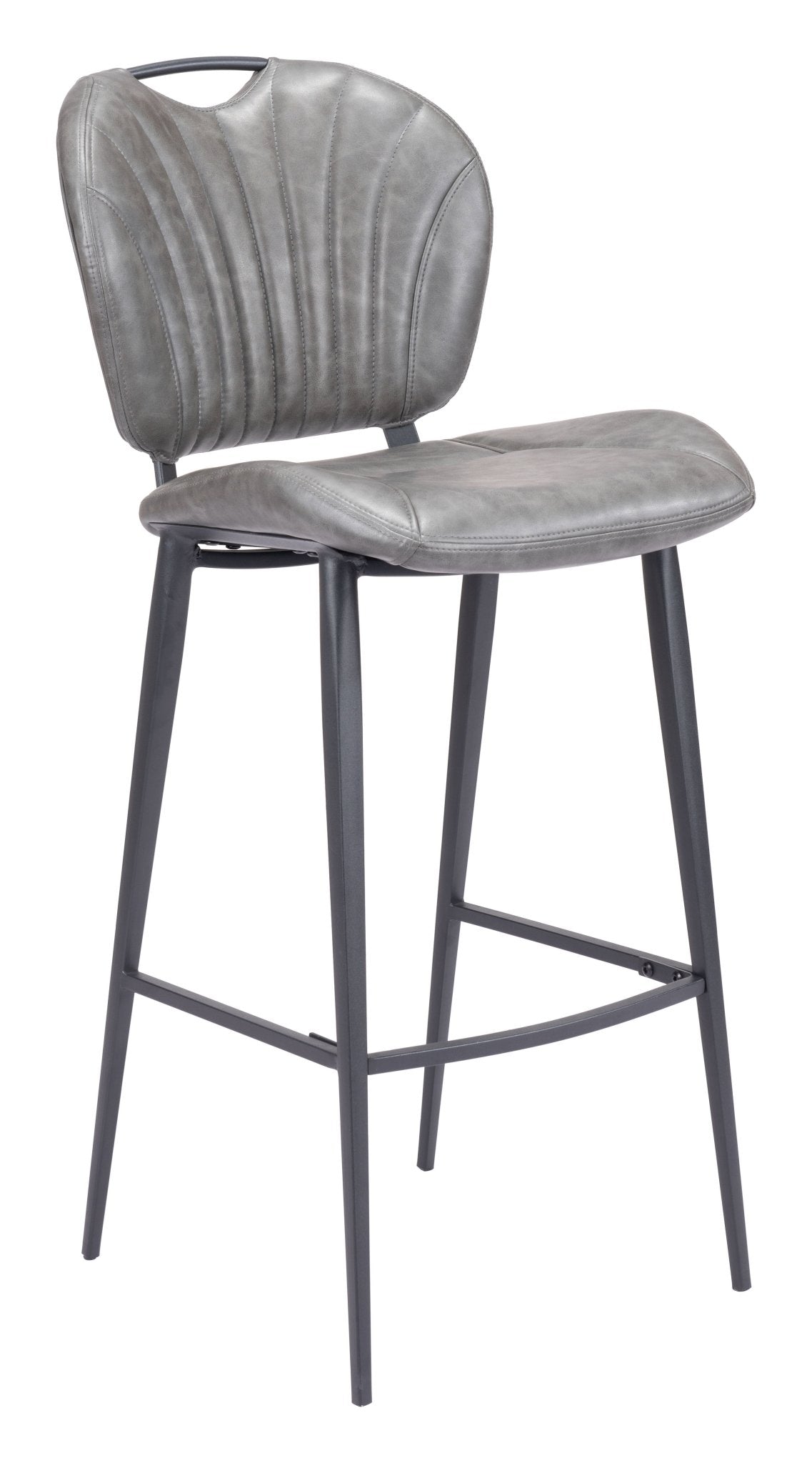Terrence Barstool Vintage Gray - Cozy Roots Decor