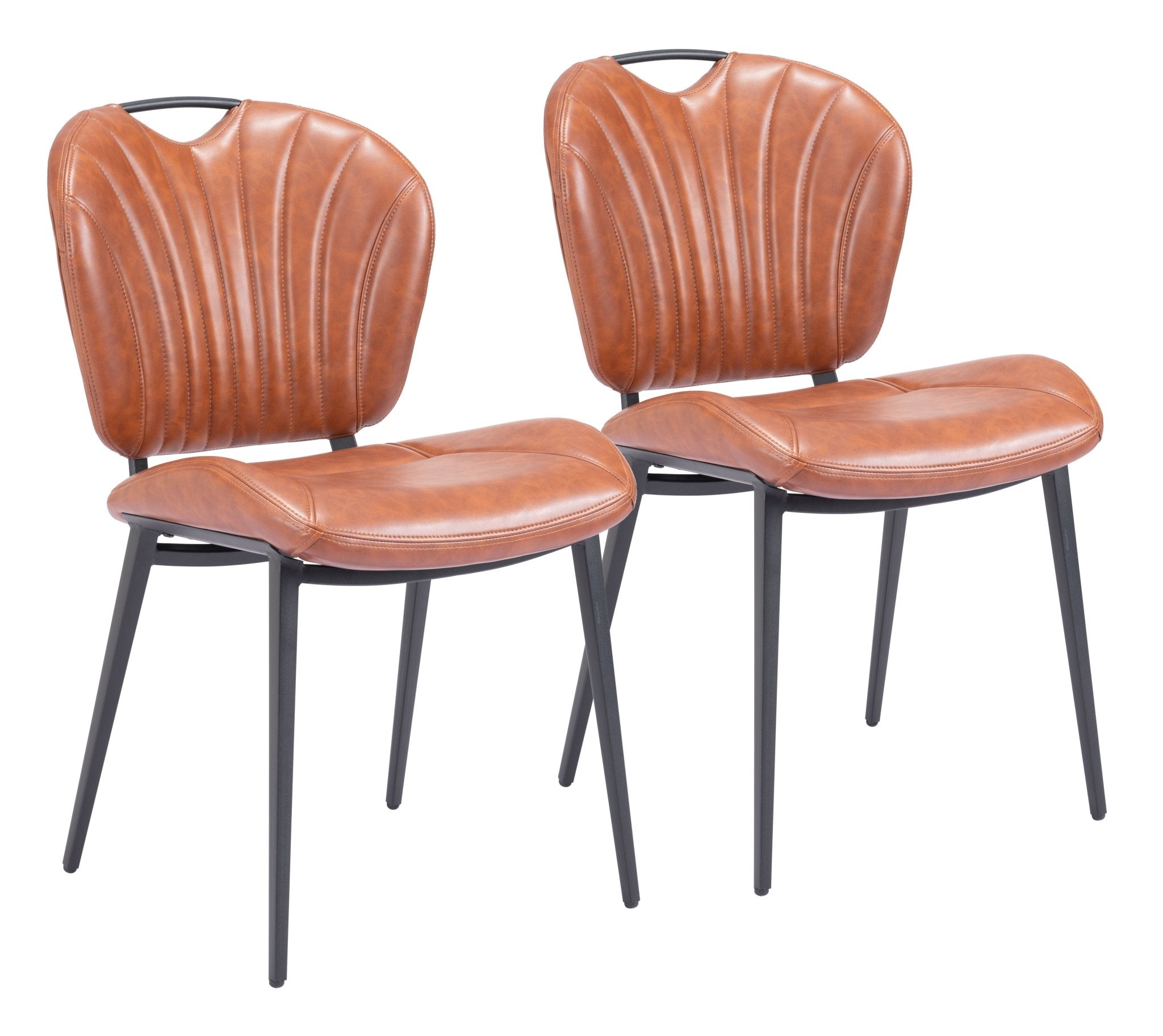 Terrence Dining Chair (Set of 2) Vintage Brown - Cozy Roots Decor