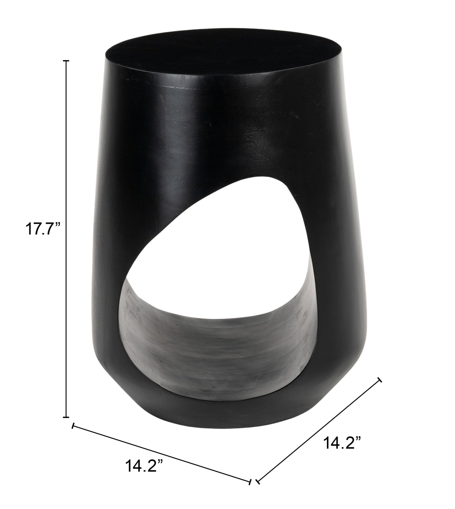 Tilk Side Table Black - Cozy Roots Decor