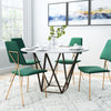 Tintern Dining Table White & Antique Bronze - Cozy Roots Decor