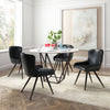 Tintern Dining Table White & Antique Bronze - Cozy Roots Decor