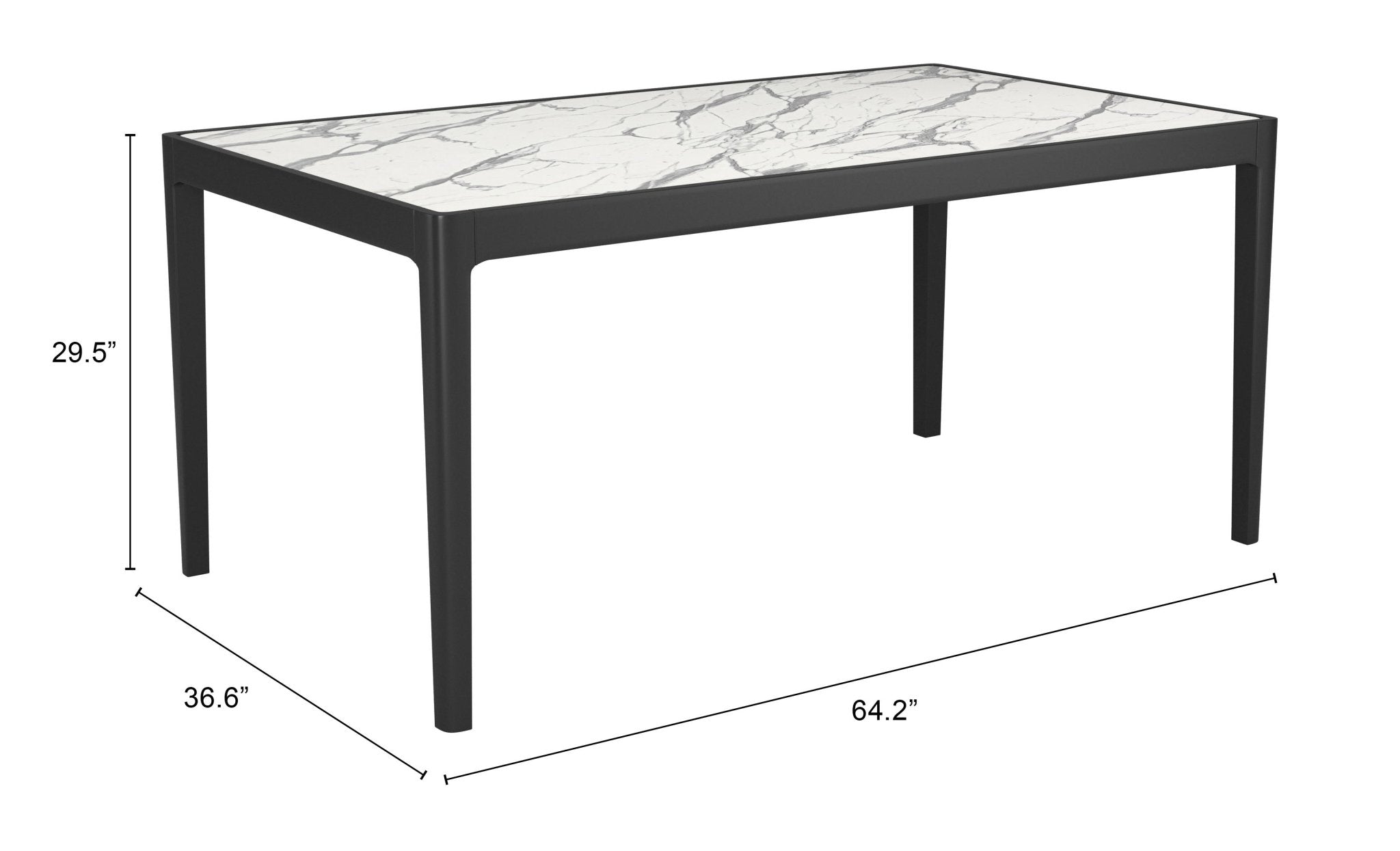 Tokai Dining Table White - Cozy Roots Decor