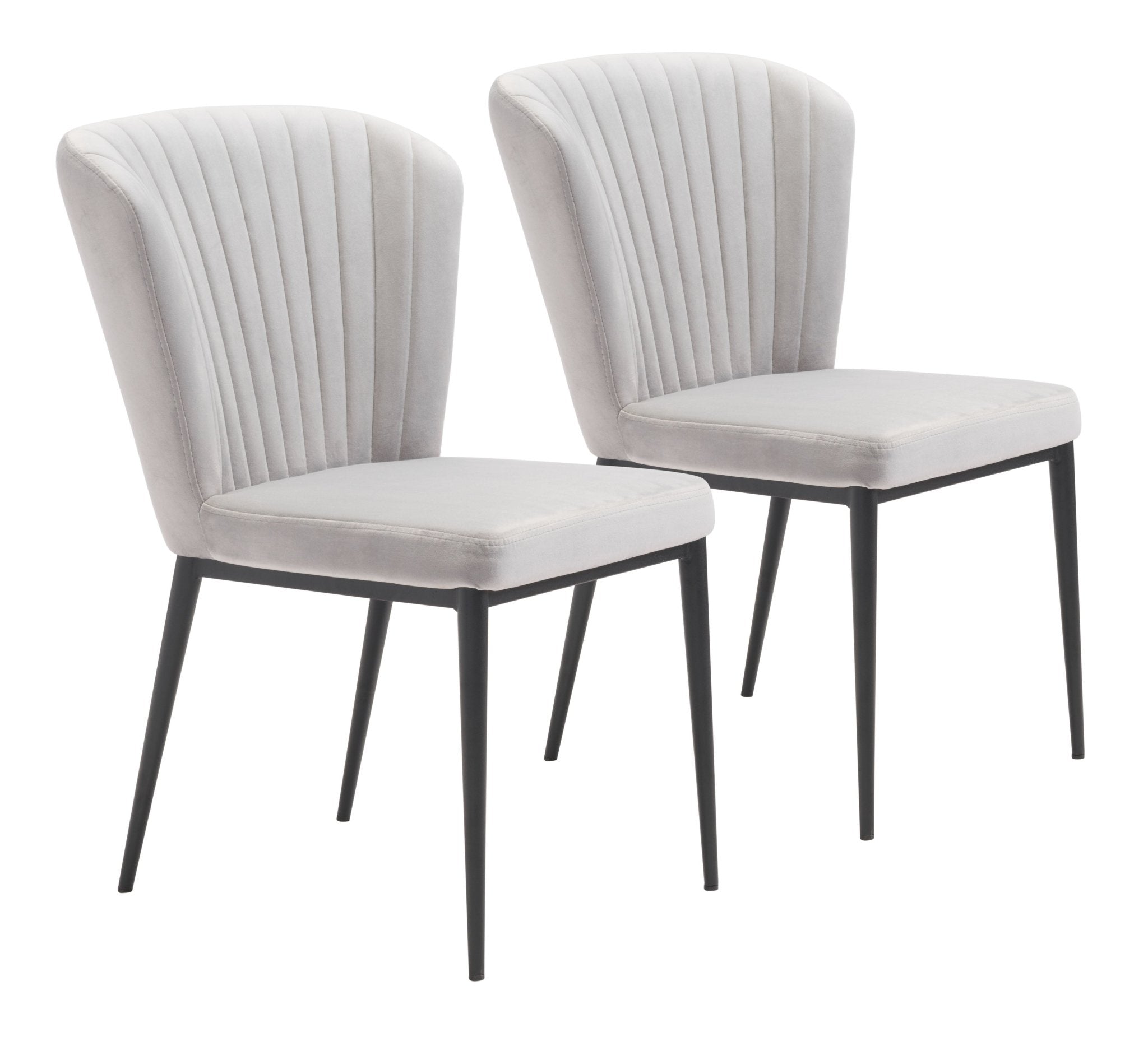 Tolivere Dining Chair (Set of 2) Gray - Cozy Roots Decor