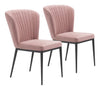 Tolivere Dining Chair (Set of 2) Pink - Cozy Roots Decor