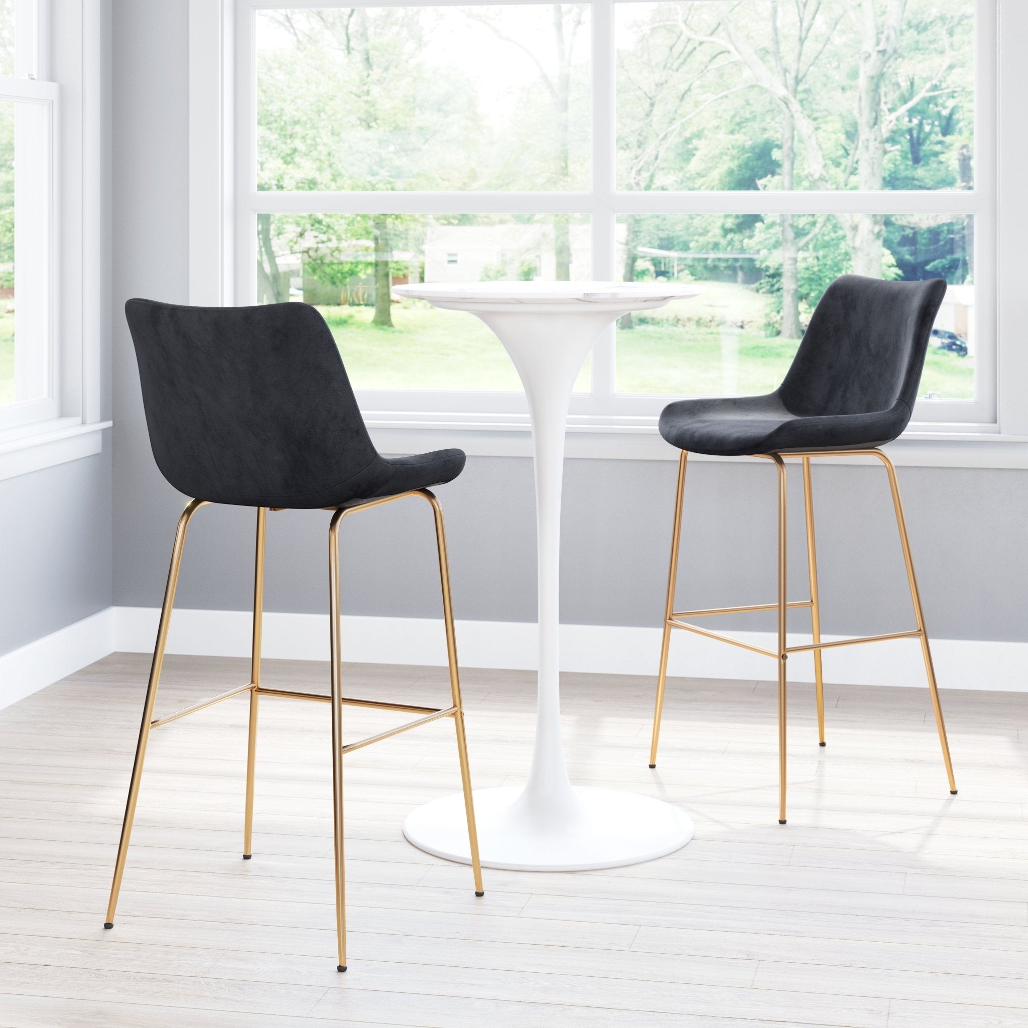Tony Barstool Black & Gold - Cozy Roots Decor