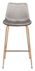Tony Barstool Gray & Gold - Cozy Roots Decor
